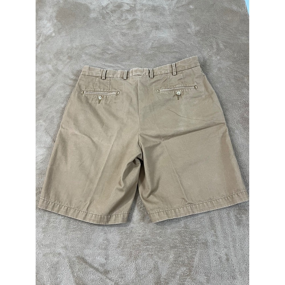 Peter Millar Chino Shorts Men's Size 34 Khaki Pima Cotton Classic Fit EUC - Picture 3 of 8